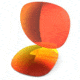 Oakley Plaintiff Replacement Lenses, Ruby Iridium 43-383