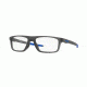 Oakley POMMEL OX8127 Single Vision Prescription Eyeglasses 812702-53 - Satin Grey Smoke Frame, Clear Lenses