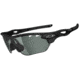 Oakley Radarlock Edge Sunglasses, Polished Black &amp; Clear OO9183-05