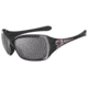 Oakley Ravishing Breast Cancer Polished Black Frame w/ Grey Lenses Sunglasses 24-046