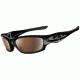 Oakley Straight Jacket Sunglasses, VR28 Black Iridium Lens, Polished Black Frame 26-237