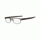 Oakley Metal Plate Progressive Rx Eyeglasses, Size 53 - Dark Brown Frame 22-201