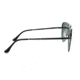 Optic Nerve One Flatscreen Sunglasses, Shiny Gunmetal Frame, Polarized Smoke with Green Mirror Lens 18050