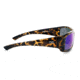 Optic Nerve One Gamefish Sunglasses, Shiny Dark Demi Frame, Polarized Smoke with Green Mirror Lens 17025