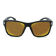 Optic Nerve One Kingston Sunglasses, Matte Black Frame, Polarized Brown with Gold Mirror Lens 18016