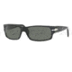 Persol PO2720S Progressive Sunglasses, 60mm, Black Frame, Grey Lens, Polarized 95-48-6016