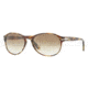 Persol PO2931S Bifocal Prescription Sunglasses PO2931S-938-51-5317 - Lens Diameter: 53 mm, Frame Color: Green Striped Brown