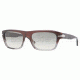Persol PO3001S Progressive Prescription Sunglasses PO3001S-908-32-5519 - Lens Diameter: 55 mm, Frame Color: Brown Red Grad. Smoke