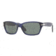 Persol PO3040S Progressive Prescription Sunglasses PO3040S-181-31-5618 - Lens Diameter 56 mm, Frame Color Blue