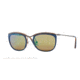 Persol PO3081S Sunglasses 1009O7-52 - Top Blue/matte Havana Frame, Brown Mirror Green Lenses