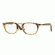 Persol PO3126V Bifocal Prescription Eyeglasses 1021-48 - Striped Light Brown Frame