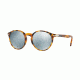 Persol PO3171S Sunglasses 105230-49 - Madreterra Frame, Light Green Mirror Silver Lenses