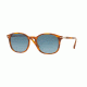 Persol PO3182S Single Vision Prescription Sunglasses PO3182S-1052Q8-51 - Lens Diameter 51 mm, Frame Color Light Havana