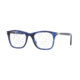 Persol PO3188V Eyeglass Frames 1053-51 - Stripped Blue Frame