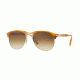 Persol PO8649S Sunglasses 960/51-56 - Stripped Brown Frame, Brown Gradient Lenses
