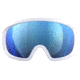 POC Fovea Mid Clarity Comp Snow Goggle, Hydrogen White/Spektris Blue, One Size, PC404098174ONE1
