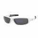 Polaroid Randy Sport Sunglasses - White/Black Frame, Polarized Grey Lenses PDP7102Y