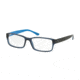 Polo Eyeglasses PH2065 with Rx Prescription Lenses 5563-54 - Shiny Trasparent Blue Frame