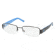 Polo PH1074 SV Prescription Eyeglasses Shiny Black Frame / 52 mm Prescription Lenses, 9003-5218