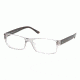 Polo PH2065 SV Prescription Eyeglasses - Gray Transparent Frame / 56 mm Prescription Lenses, 5111-5616