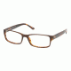 Polo PH2065 SV Prescription Eyeglasses - Top Brown/Havana Frame / 54 mm Prescription Lenses, 5035-5416