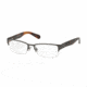 Polo PH1158 Single Vision Prescription Eyeglasses 9157-53 - Shiny Dark Gunmetal Frame