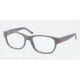 Polo PH2103 Single Vision Prescription Eyeglasses 5419-53 - Matte Dark Grey Frame, Demo Lens Lenses