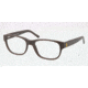 Polo PH2103 Single Vision Prescription Eyeglasses 5424-53 - Matte Brown Frame, Demo Lens Lenses