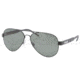 Polo PH3056 Sunglasses 90389A-6014 - Matte Black Polarized Green