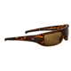 Popticals PopGear Sunglasses, Tortoise/Crystal Matte Frame, Brown Lens, 010050-BUNS
