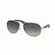 Prada BENBOW PS53PS Sunglasses 1BC5W1-62 - Steel Frame, Polar Grey Gradient Lenses