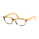 Prada CATWALK PR13VV Eyeglass Frames 4741O1-51 - Medium Havana/Yellow