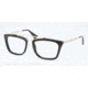 Prada CINEMA PR18QV Progressive Prescription Eyeglasses 1AB1O1-51 - Black Frame