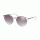 Prada Cinema PR62SS Sunglasses 5AV6T2-53 - Gunmetal Frame, Gradient Grey Mirror Silver Lenses