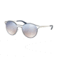 Prada CINEMA PR62SS Progressive Prescription Sunglasses PR62SS-TFM5R0-53 - Lens Diameter 53 mm, Frame Color Blue/Silver