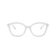 Prada CONCEPTUAL PR11VVF Bifocal Prescription Eyeglasses 3171O1-53 - Opal Transparent