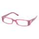Prada Eyeglasses PR06LV with Rx Prescription Lenses 7WU1O1-5016 - Raspberry 