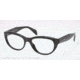 Prada JOURNAL PR01QV Eyeglass Frames 1AB1O1-52 - Black Frame