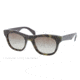 Prada JOURNAL PR04QS Sunglasses LAB4M1-52 - Green Havana Frame, Green Gradient Lenses