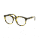 Prada JOURNAL PR13SV Progressive Prescription Eyeglasses UBN1O1-48 - Yellow Havana Frame