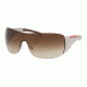 Prada Linea Rosa PS 02LS Sunglasses Styles - Colonist Frame / Brown Gradient Lenses, GWZ6S1-0133