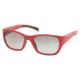Prada Linea Rosa PS07IS Progressive Sunglasses - Matte Red Gray Gradient Frame / 53 mm Prescription Lenses, ZVI3M1-5319