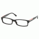 Prada Linea Rosa PS10AV Progressive Eyeglasses - Black Frame / 52 mm Prescription Lenses, 1AB1O1-5217