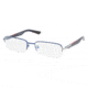 Prada Linea Rosa PS55BV Bifocal Eyeglasses - Blue Demi Matte Demo Lens Frame / 52 mm Prescription Lenses, ACC1O1-5218