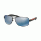 Prada PS54IS Bifocal Prescription Sunglasses PS54IS-DG02E0-65 - Lens Diameter 65 mm, Frame Color Black Rubber