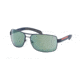 Prada PS54IS Bifocal Prescription Sunglasses PS54IS-MA33C0-65 - Lens Diameter 65 mm, Frame Color Blue Demishiny