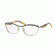 Prada POTRAIT PR55RV Bifocal Prescription Eyeglasses QE71O1-53 - Beige/Pale Gold Frame