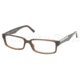 Prada PR01MV Bifocal Eyeglasses - Burnd Frame / 52 mm Prescription Lenses, ZXD1O1-5215