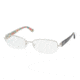 Prada PR52NV Bifocal Eyeglasses - Silver Demo Lens Frame / 53 mm Prescription Lenses, ABY1O1-5318