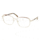 Prada PR64MV Bifocal Eyeglasses - Light Gold/Brown Flame Demo Lens Frame / 53 mm Prescription Lenses, AAX1O1-5317